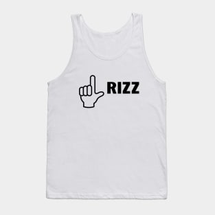 L rizz funny loser rizz saying Tank Top